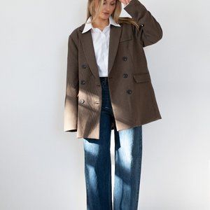 Palmer Double Breasted Oversized Blazer